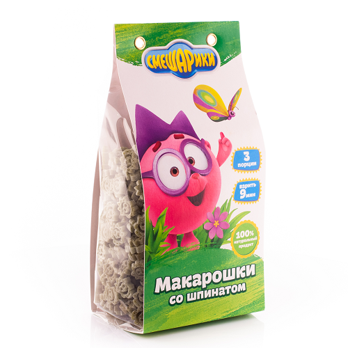 Макарошки со Шпинатом