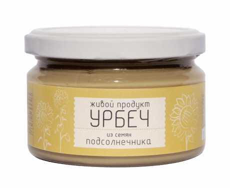Урбеч из семян подсолнечника, стекло 200 г