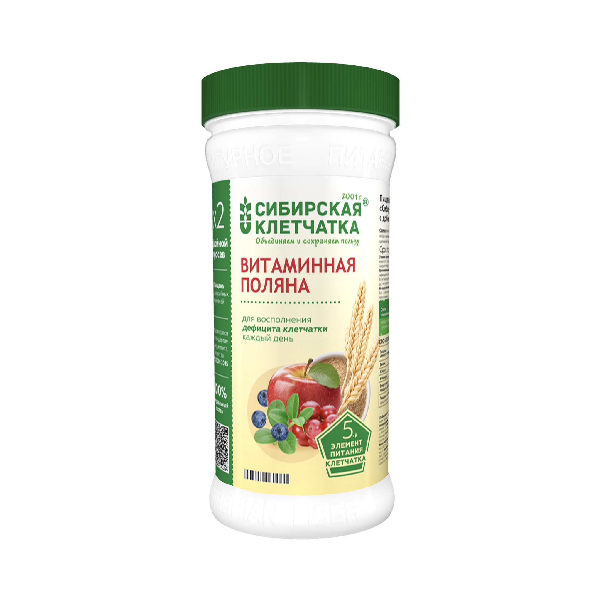Витаминная поляна, Клетчатка Сибирская, 280 г