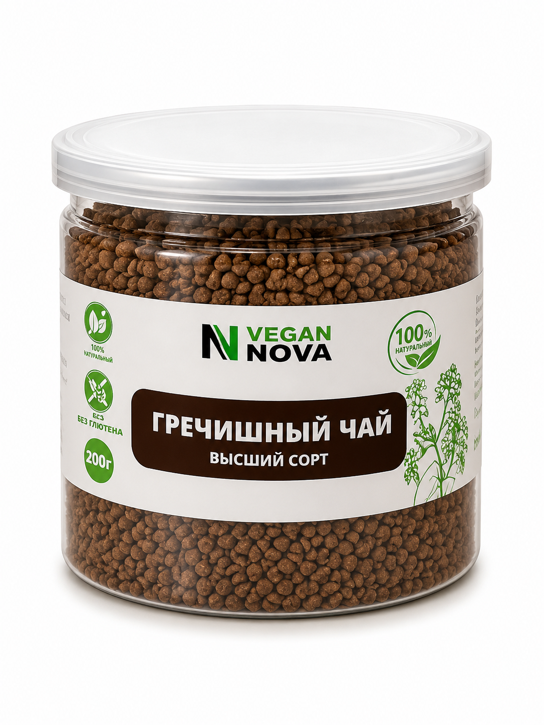 Гречишный чай натуральный Vegannova, 200 г