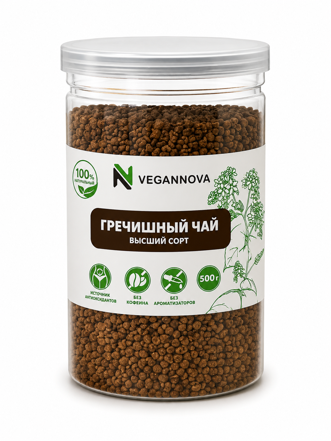 Гречишный чай натуральный Vegannova, 500 г