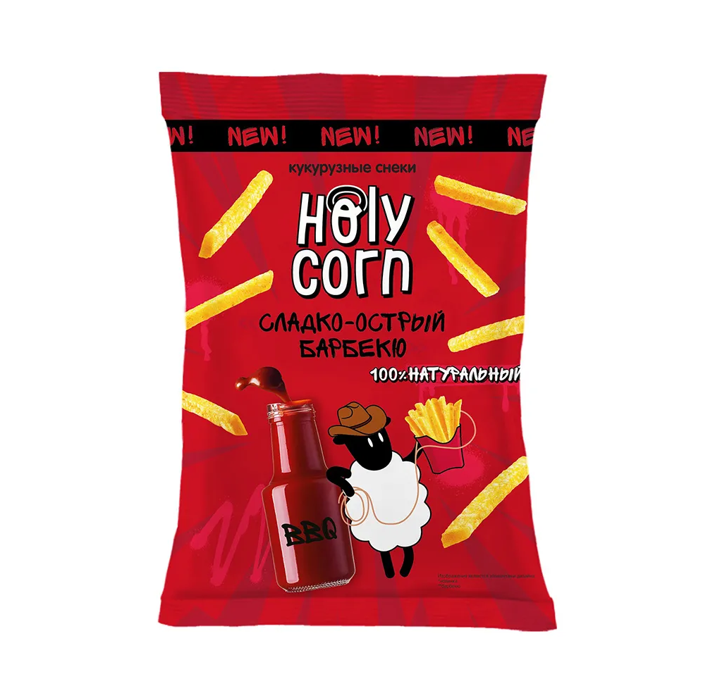 Кукурузные снеки Барбекю Holy Corn, 30 г.