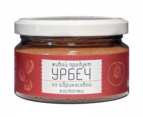 Урбеч из абрикосовой косточки, стекло 200 г